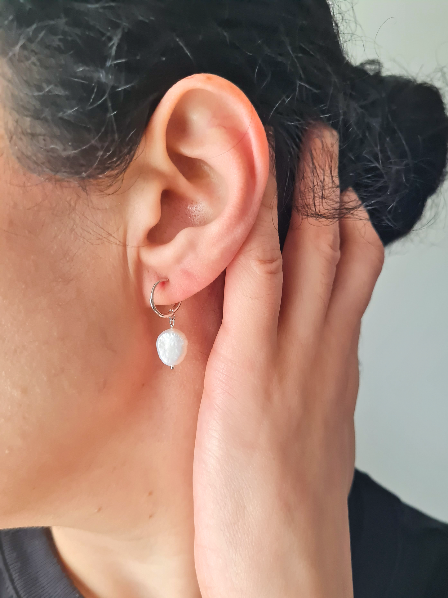 Precious 925 Silver Pearl Earrings