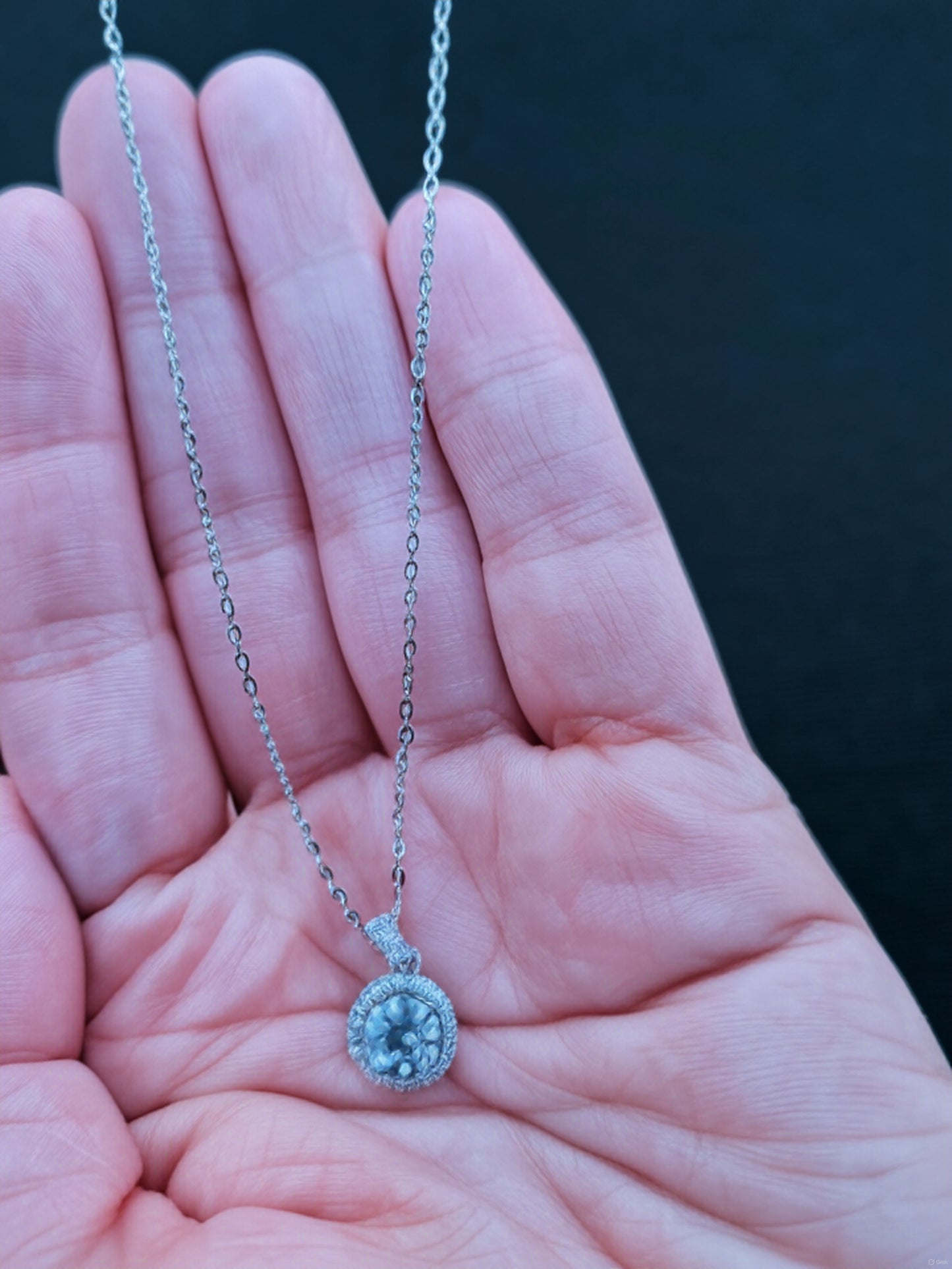 Azimah Masonite 925 Silver Necklace