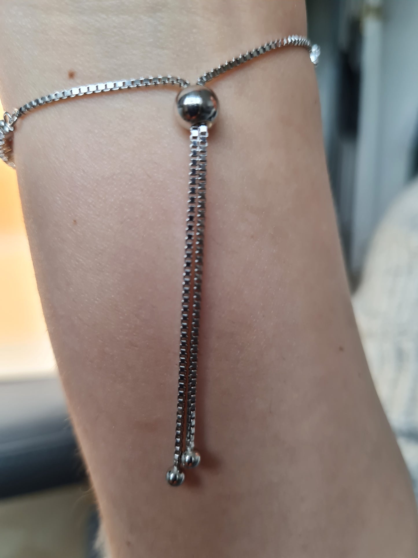 Mayra Adjustable 925 Silver Bracelet